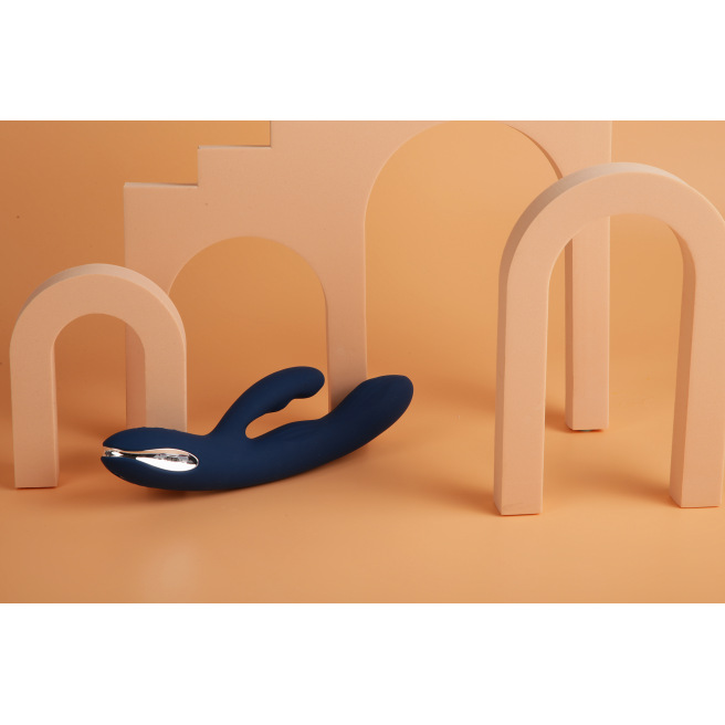 Svakom - Vibromasseur puissant à double tête à pulsations Aylin bleu foncé Svakom - Vibromasseur puissant à double tête à pulsations Aylin bleu foncé