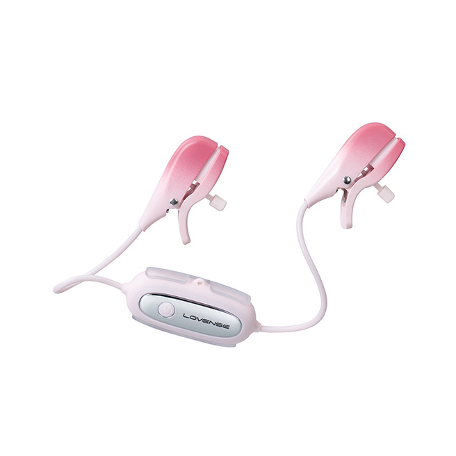 Lovense - Pinces à seins vibrantes contrôlées par application Gemini