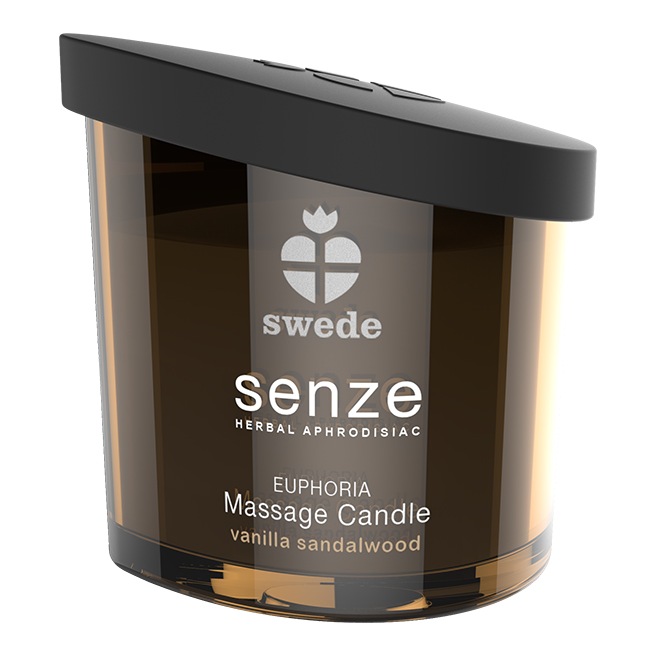 Swede - Senze Euphoria Bougie de Massage Vanille Bois de Santal 150 ml