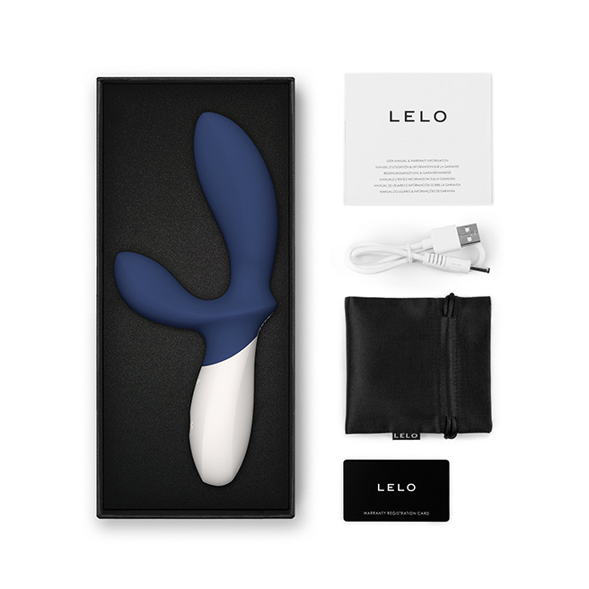 Lelo - Base de masseur de prostate vibrant Loki Wave 2 Bleu