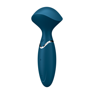 Mini Wand-er Vibromasseur Satisfyer - Bleu Mini Wand-er Vibromasseur Satisfyer - Bleu