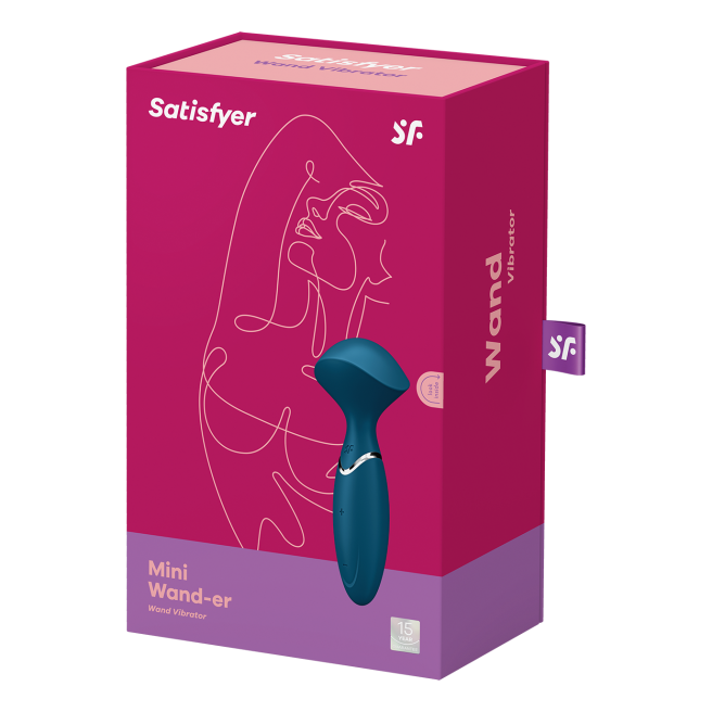 Mini Wand-er Vibromasseur Satisfyer - Bleu
