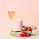 HighOnLove - Bougie de Massage Rose Fraises & Champagne