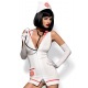 Costume d'urgence - Blanc et Rouge
