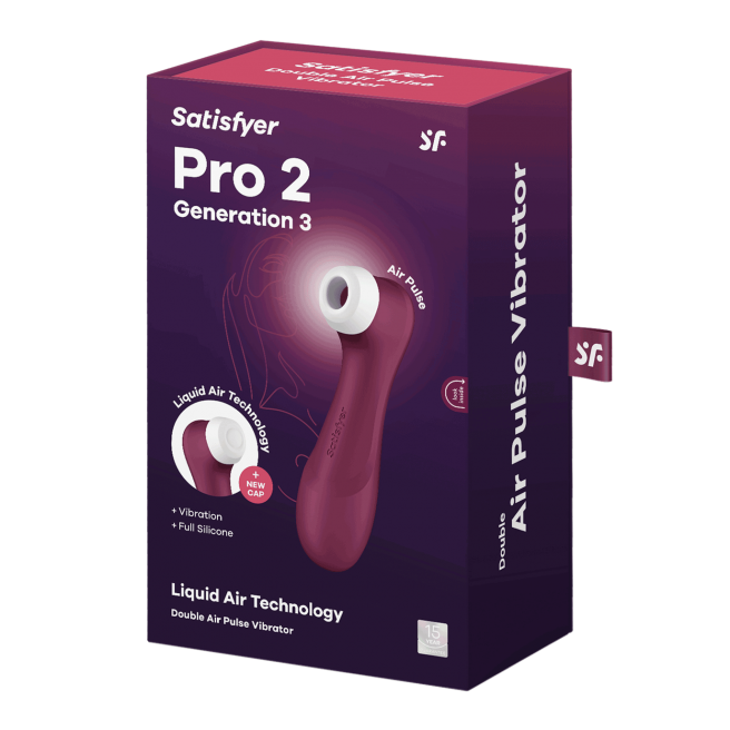 Pro 2 Génération 3 Air pluse - Bordeaux Satisfyer