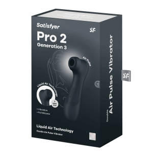 Pro 2 Génération 3 Air pulse - Noir Satisfyer Pro 2 Génération 3 Air pulse - Noir Satisfyer