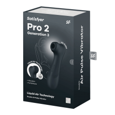 Pro 2 Génération 3 Air pulse - Noir Satisfyer Pro 2 Génération 3 Air pulse - Noir Satisfyer