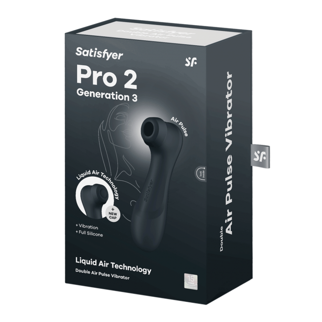 Pro 2 Génération 3 Air pulse - Noir Satisfyer