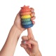 Ohnut - Anneaux tampons souples classiques (Ensemble de 4) Pride Rainbow