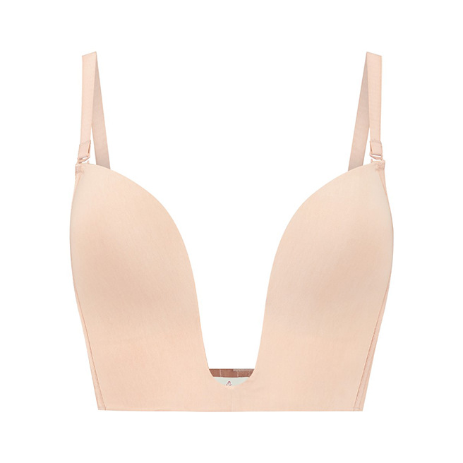 Bye Bra - Soutien-Gorge Ultra Plunge Beige S