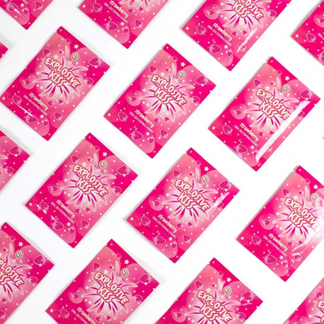 Bonbons pétillants Fraise