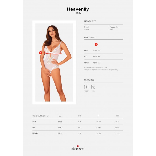 Body Ouvert Heavenlly - Blanc Body Ouvert Heavenlly - Blanc