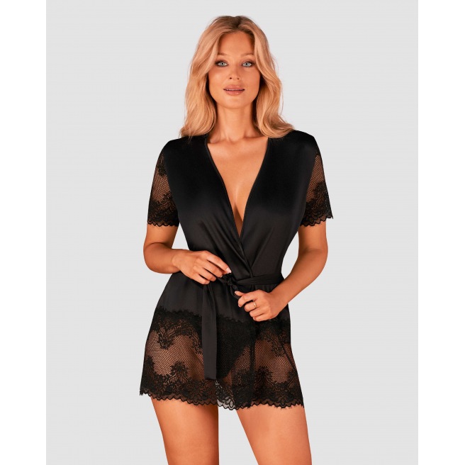 Peignoir Maderris - Noir