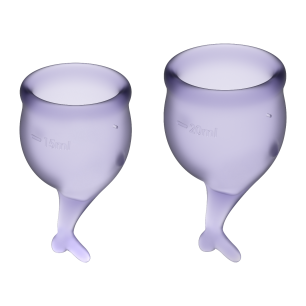 Coupe menstruelle Satisfyer Feel Secure - Lila Coupe menstruelle Satisfyer Feel Secure - Lila
