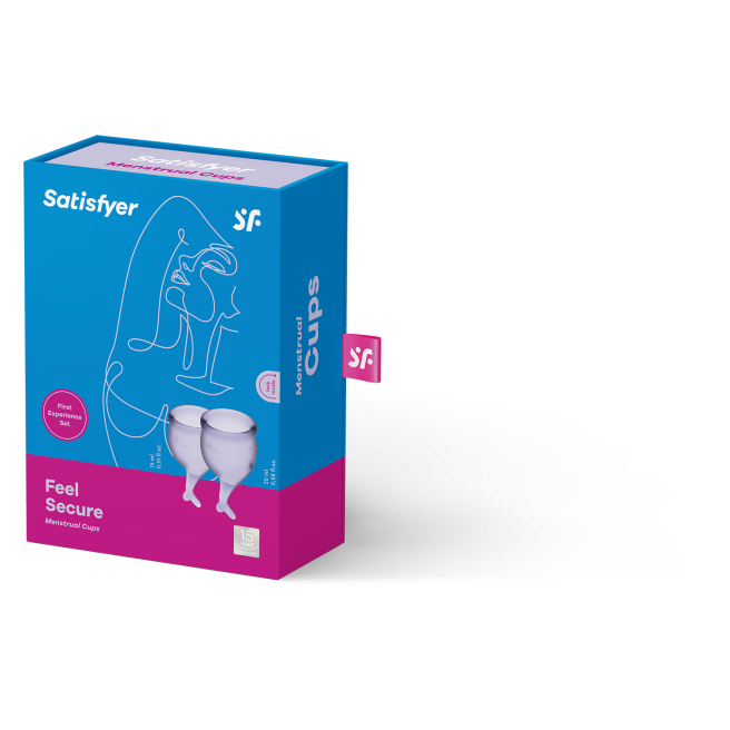 Coupe menstruelle Satisfyer Feel Secure - Lila Coupe menstruelle Satisfyer Feel Secure - Lila