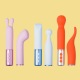 Aquamarine - La collection coquine - Vibromasseur à tête interchangeable Bleu