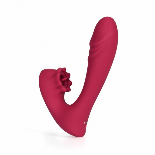 Lacy - Vibromasseur point G avec langue pour le clitoris Lacy - Vibromasseur point G avec langue pour le clitoris