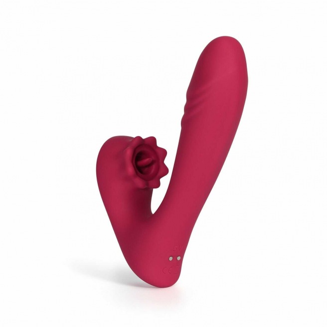 Lacy - Vibromasseur point G avec langue pour le clitoris Lacy - Vibromasseur point G avec langue pour le clitoris