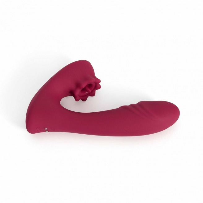 Lacy - Vibromasseur point G avec langue pour le clitoris Lacy - Vibromasseur point G avec langue pour le clitoris