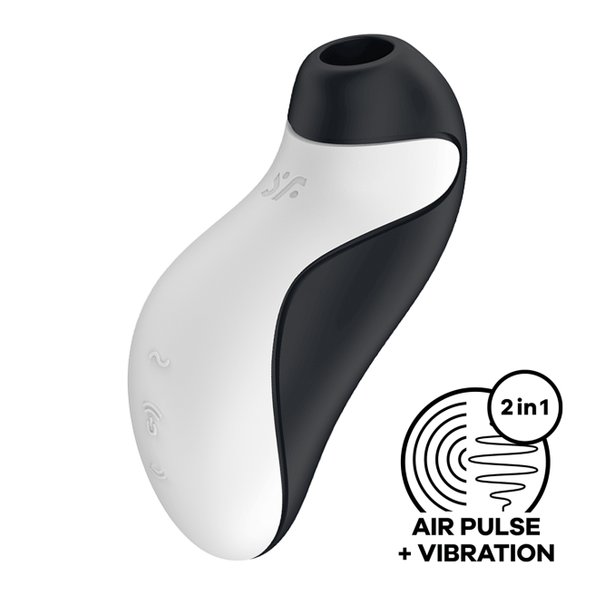 Orca stimulateur clitoridien et vibromasseur - Noir Satisfyer