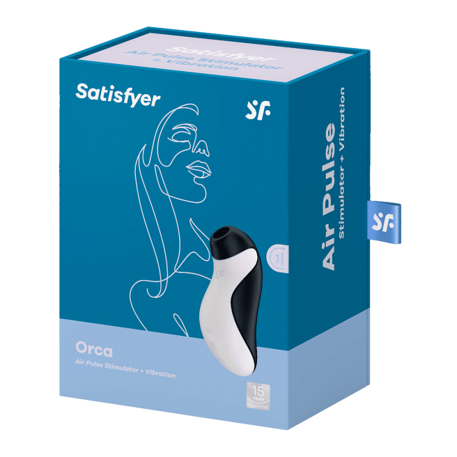 Orca stimulateur clitoridien et vibromasseur - Noir Satisfyer