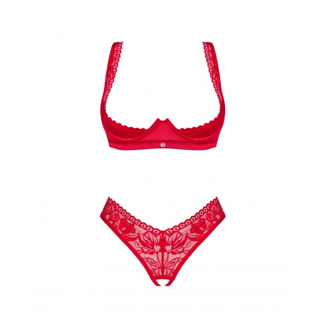 Lacelove ensemble ouvert - Rouge Lacelove ensemble ouvert - Rouge