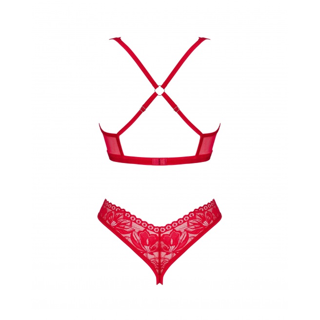 Lacelove ensemble ouvert - Rouge Lacelove ensemble ouvert - Rouge