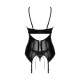 Norides Corset et string - noir