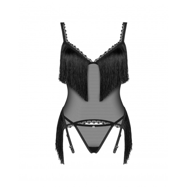 Sherila Corset et string - noir