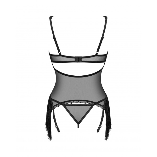Sherila Corset et string - noir