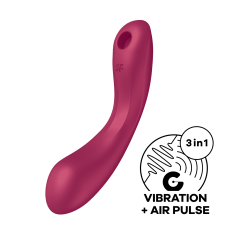 Trinité courbée 1 - 3 en 1 Rouge Satisfyer