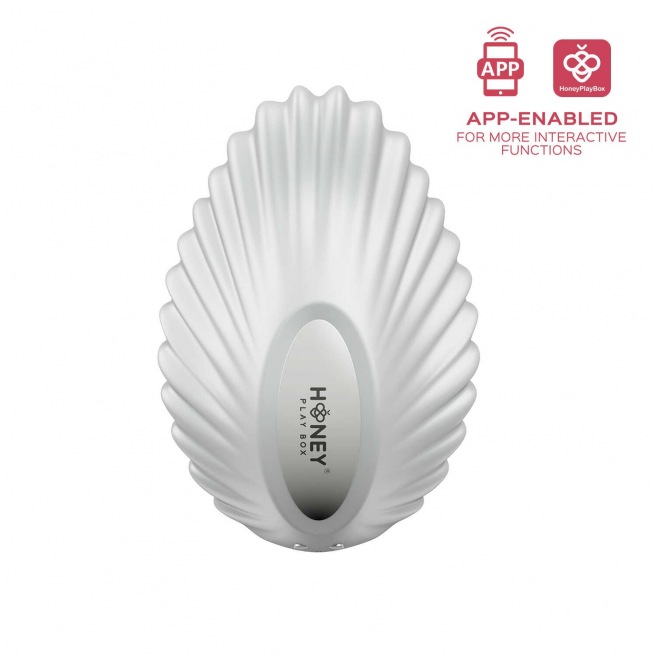 Pearl Blanc - Vibromasseur magnétique contrôlé par application