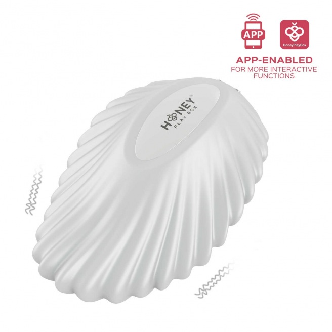 Pearl Blanc - Vibromasseur magnétique contrôlé par application