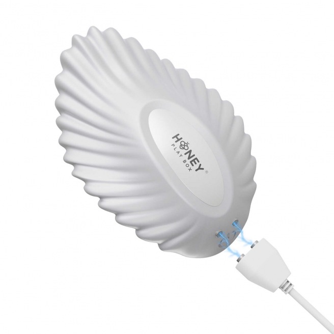 Pearl Blanc - Vibromasseur magnétique contrôlé par application