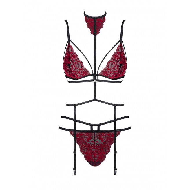Sugestina Ensemble 3 pcs - Bordeaux
