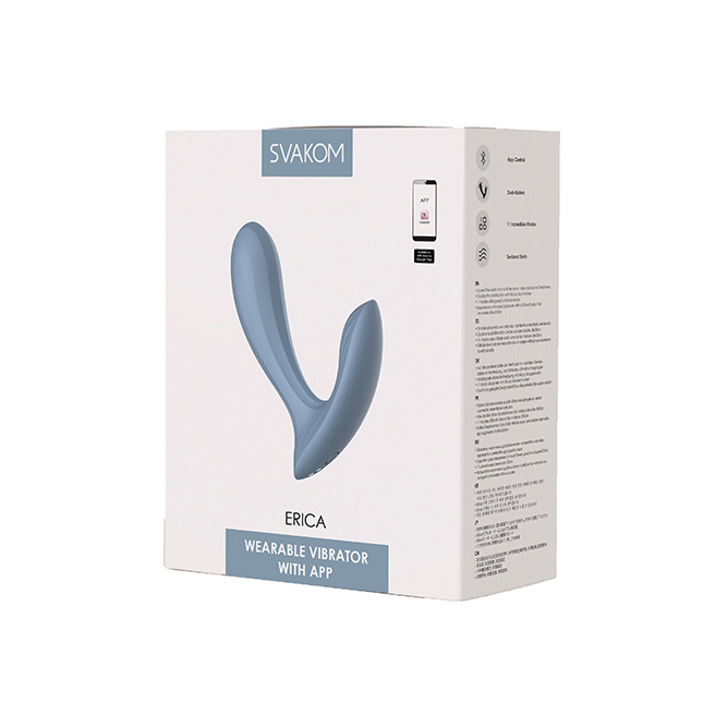 Svakom - Vibromasseur portable Erica Dusty Blue Svakom - Vibromasseur portable Erica Dusty Blue