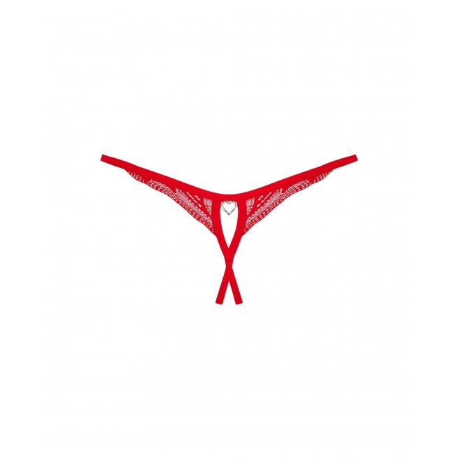 Chilisa string ouvert - Rouge