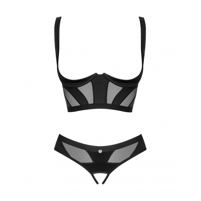 Chic Amoria ensemble ouvert - Noir