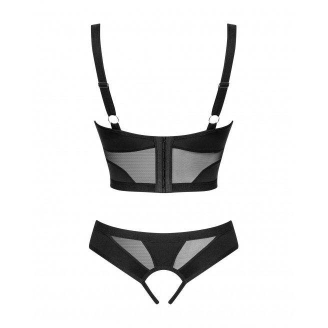 Chic Amoria ensemble ouvert - Noir