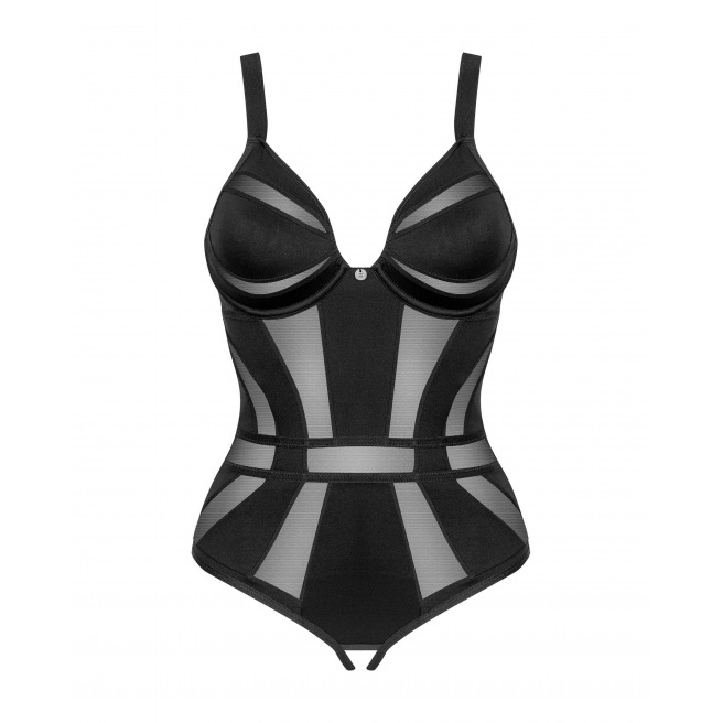 Body Ouvert Chic Amoria - Noir Body Ouvert Chic Amoria - Noir