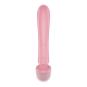 Triple amant Lapin et Baguette Satisfyer - Rose
