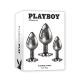 Playboy Pleasure - Ensemble de plug anal 
