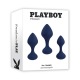 Playboy Pleasure - Ensemble de plug anal Marine