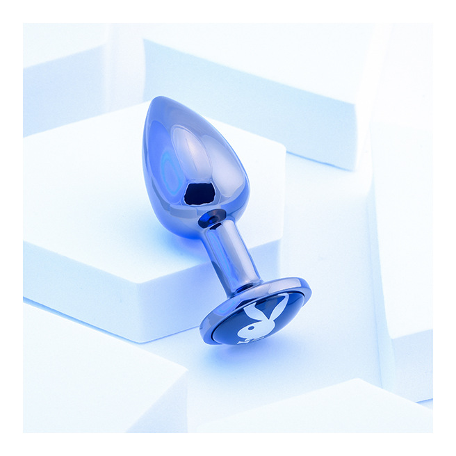 Playboy Pleasure - Plug anal Tux en aluminium - Petit