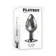 Playboy Pleasure - Plug anal Tux en aluminium - Grand