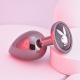 Playboy Pleasure - Plug anal Tux en aluminium - Grand