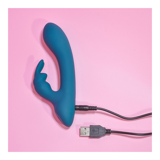 Playboy Pleasure - Vibromasseur point G Lil Rabbit bleu sarcelle profond