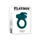 Playboy Pleasure - Anneau pénien Bunny Buzzer - Sarcelle