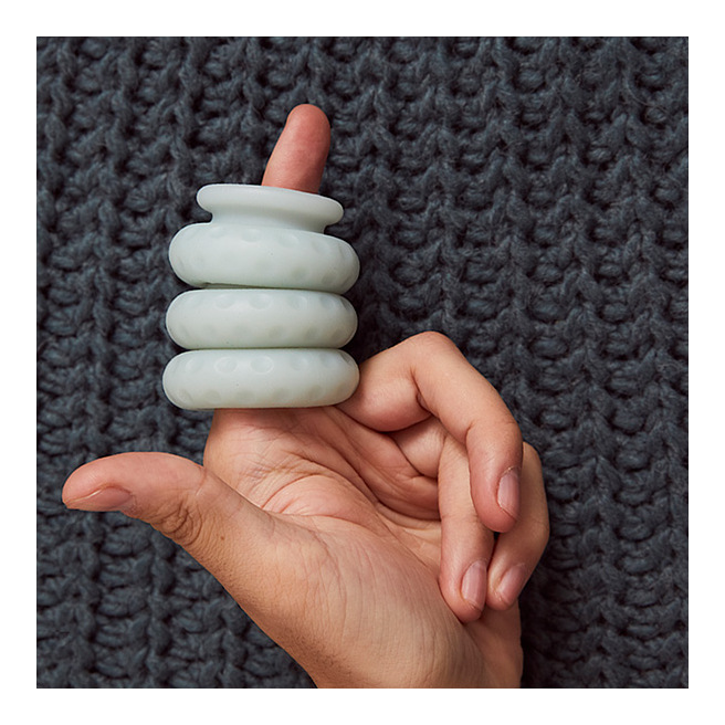 Ohnut - Anneaux tampons souples classiques (lot de 4) Jade Ohnut - Anneaux tampons souples classiques (lot de 4) Jade