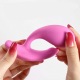 Oly 2 Vibromasseur à pression et application contrôlable avec la voix Rose